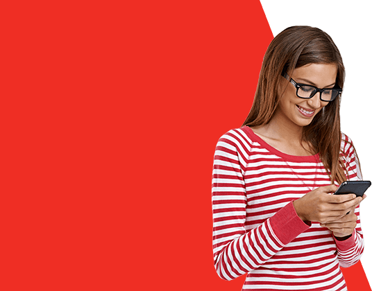 Girl Using the Phone | Adecco Middle East
